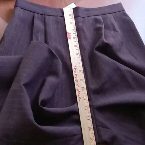 Positive Attitude women's Size 10 wine color pinstripes New pants & blazer - Picture 12 of 16